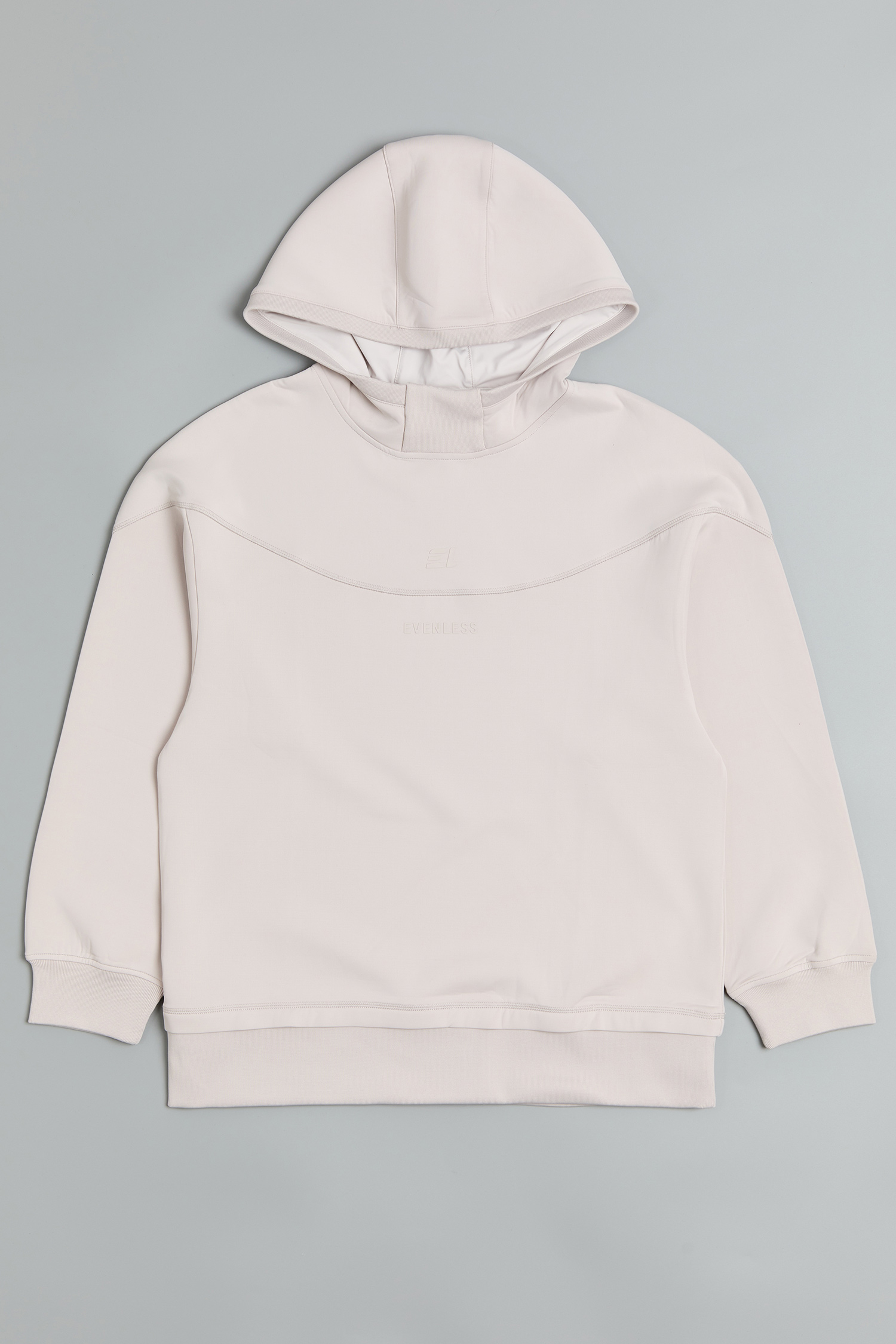 造型線空氣層連帽上衣