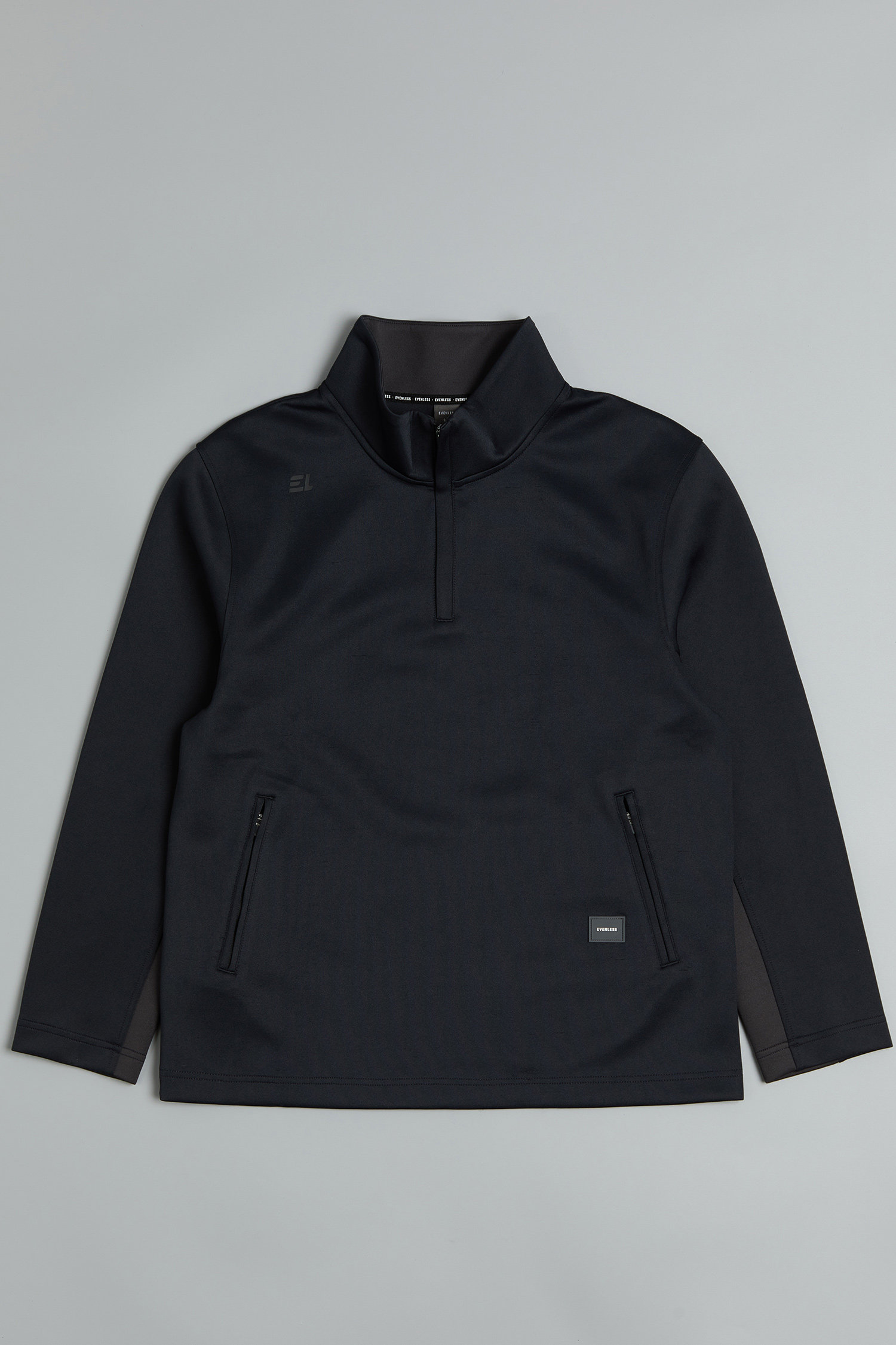 抗皺空氣層立領長袖上衣