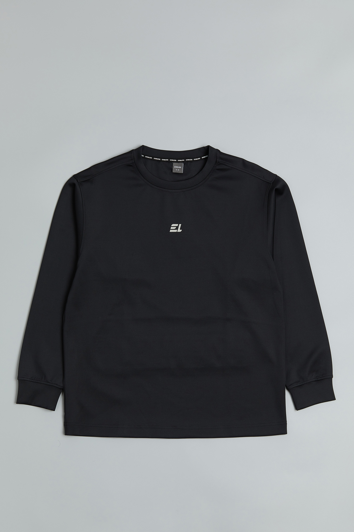 立體印花高彈長袖上衣