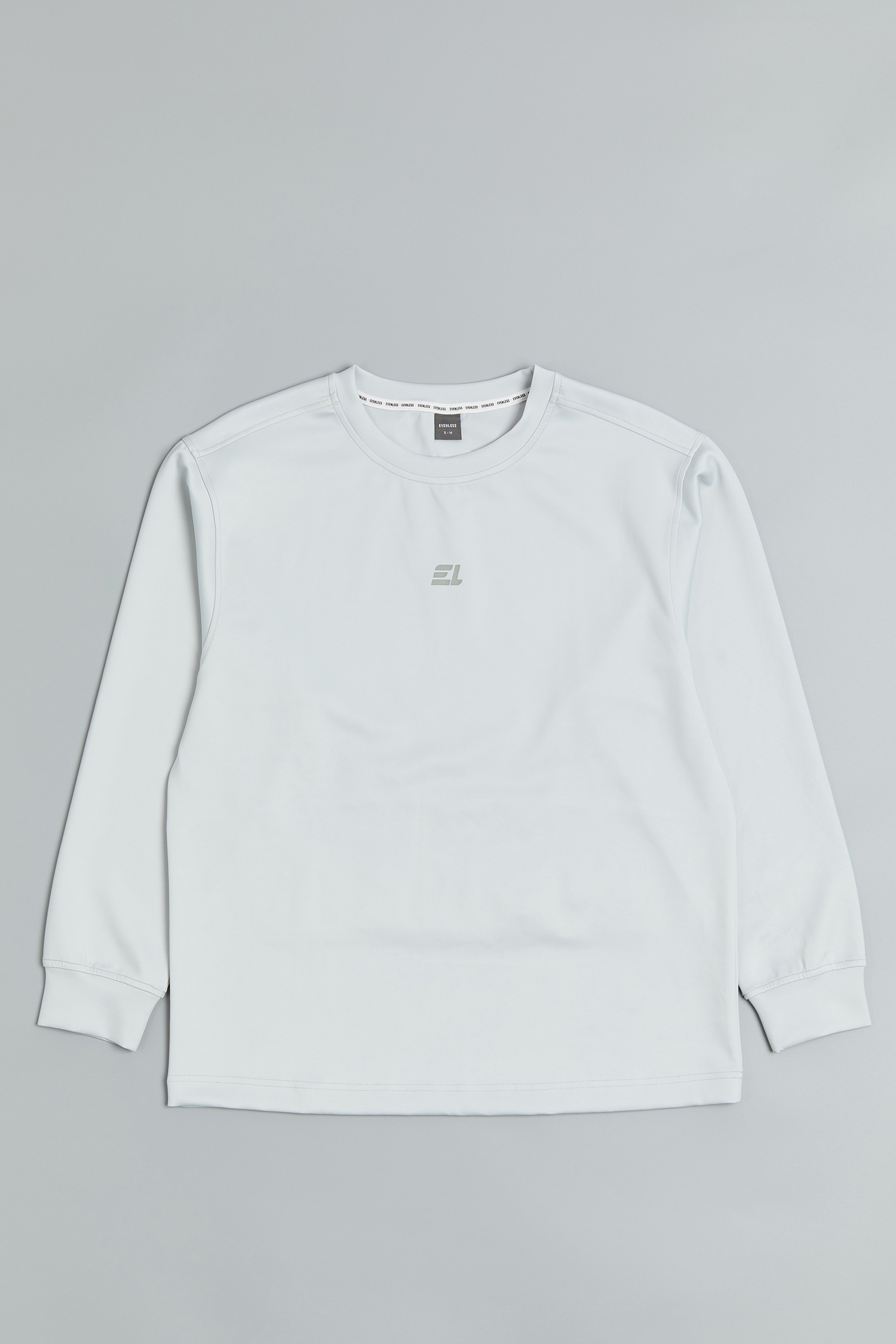 立體印花高彈長袖上衣