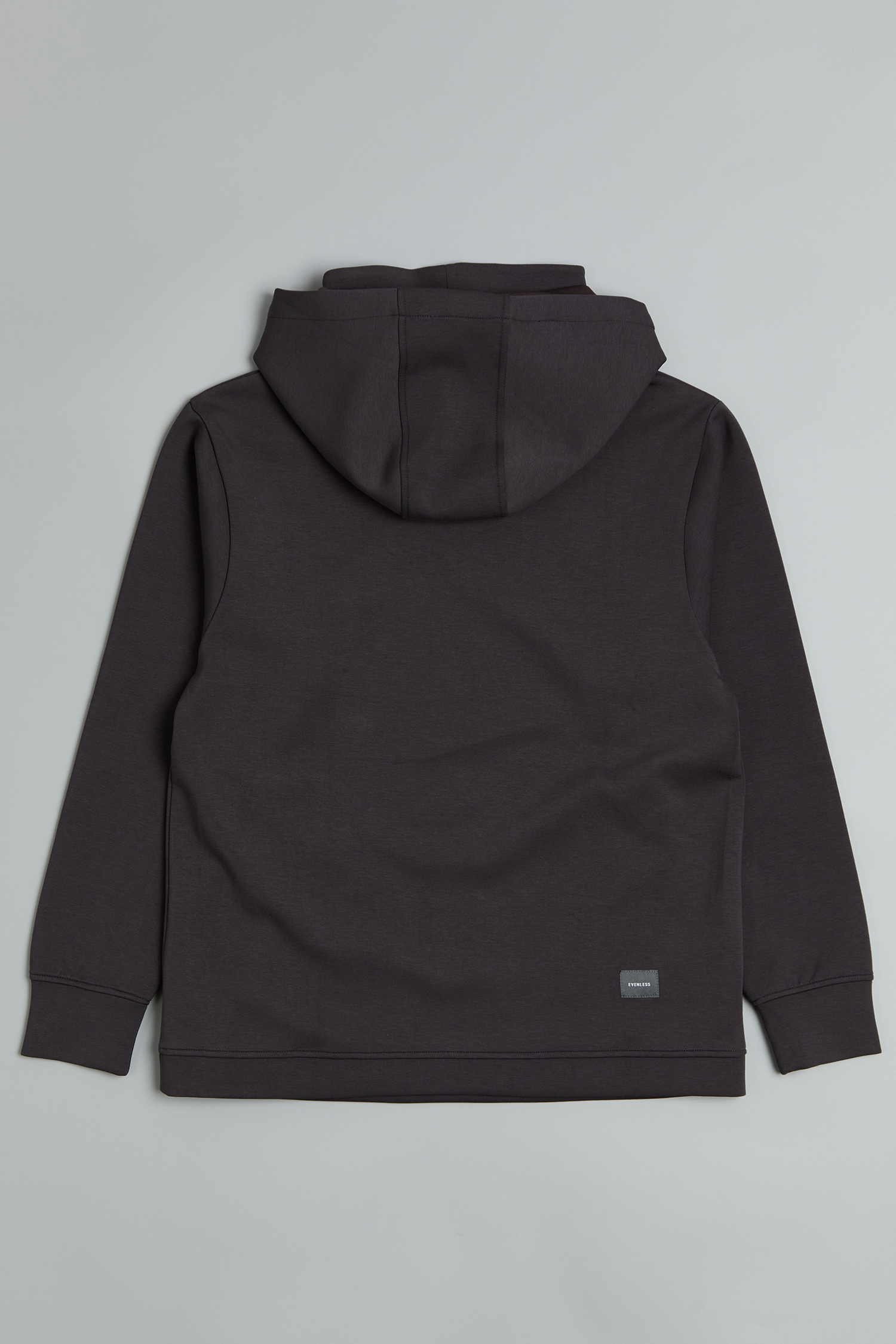 空氣層高領連帽上衣