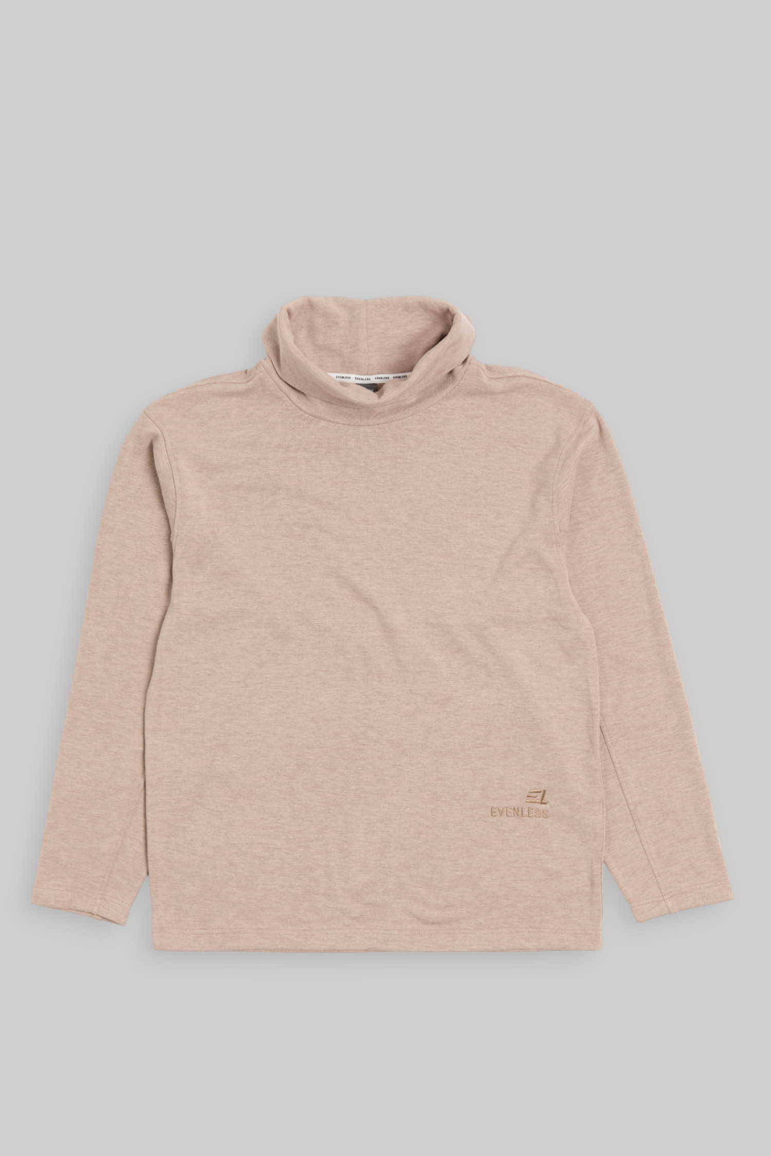 蓄熱絨感翻領長袖上衣