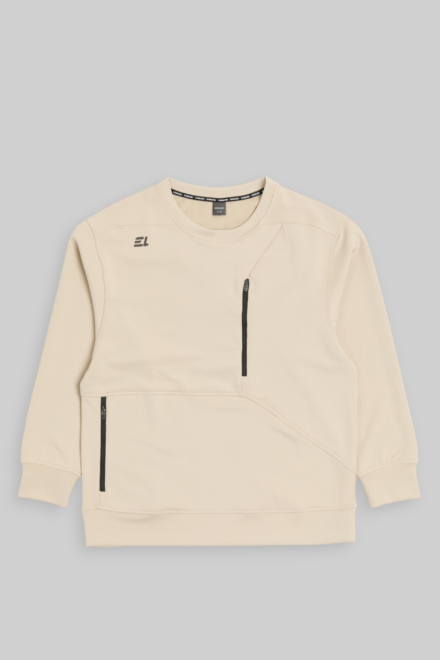 幾何結構運動長袖上衣