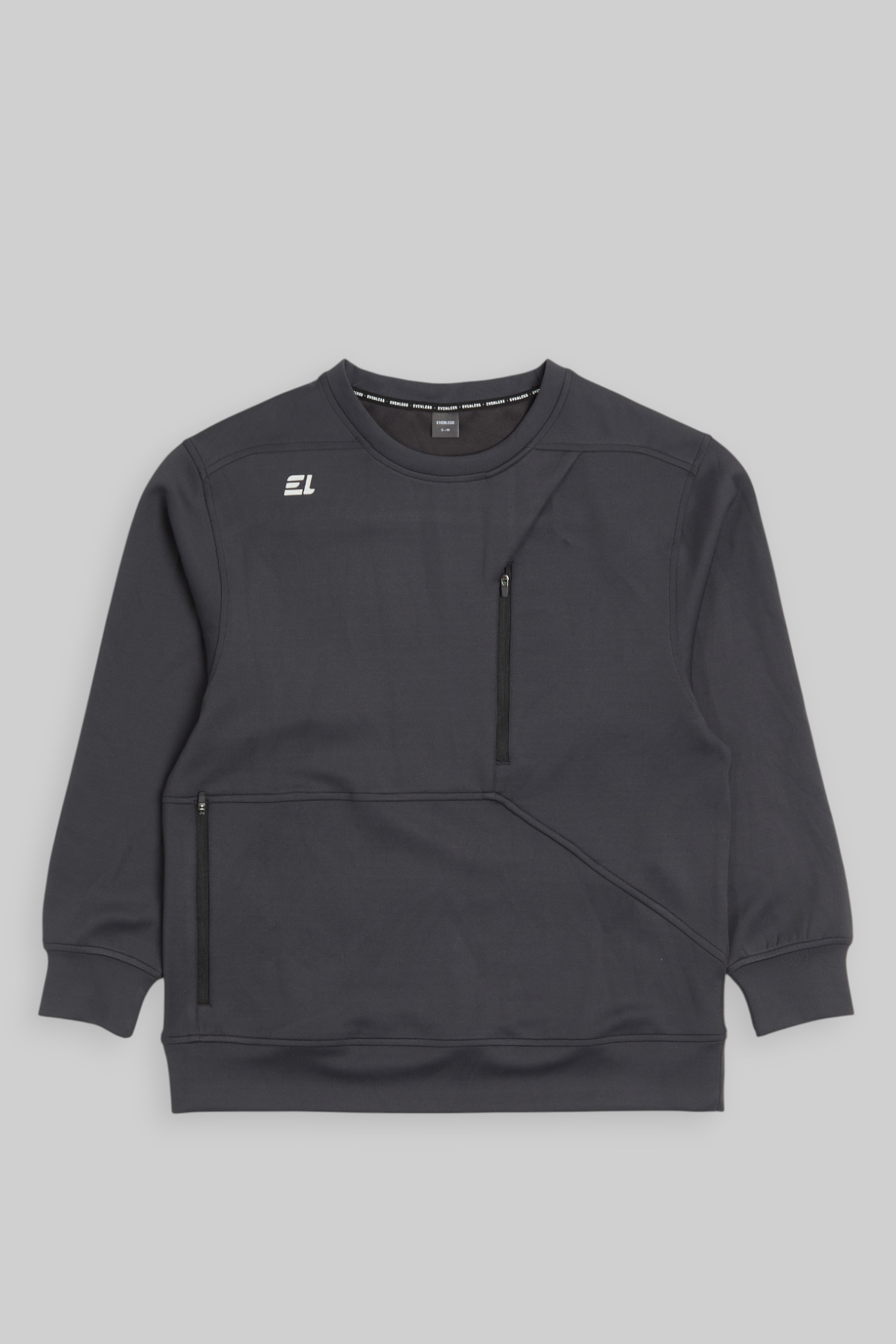 幾何結構運動長袖上衣