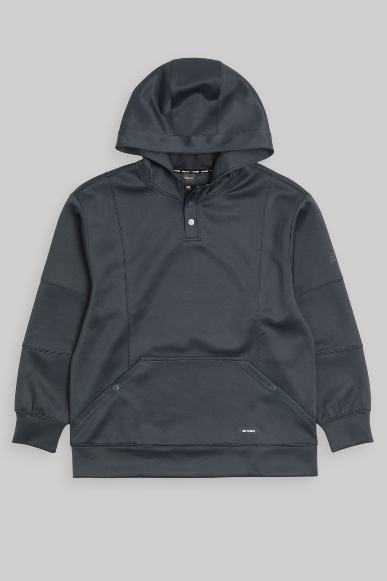 結構感拼接連帽上衣