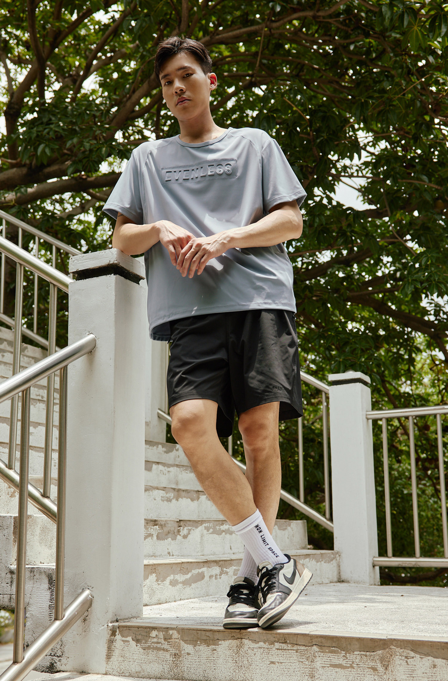 透氣機能 高彈力短褲