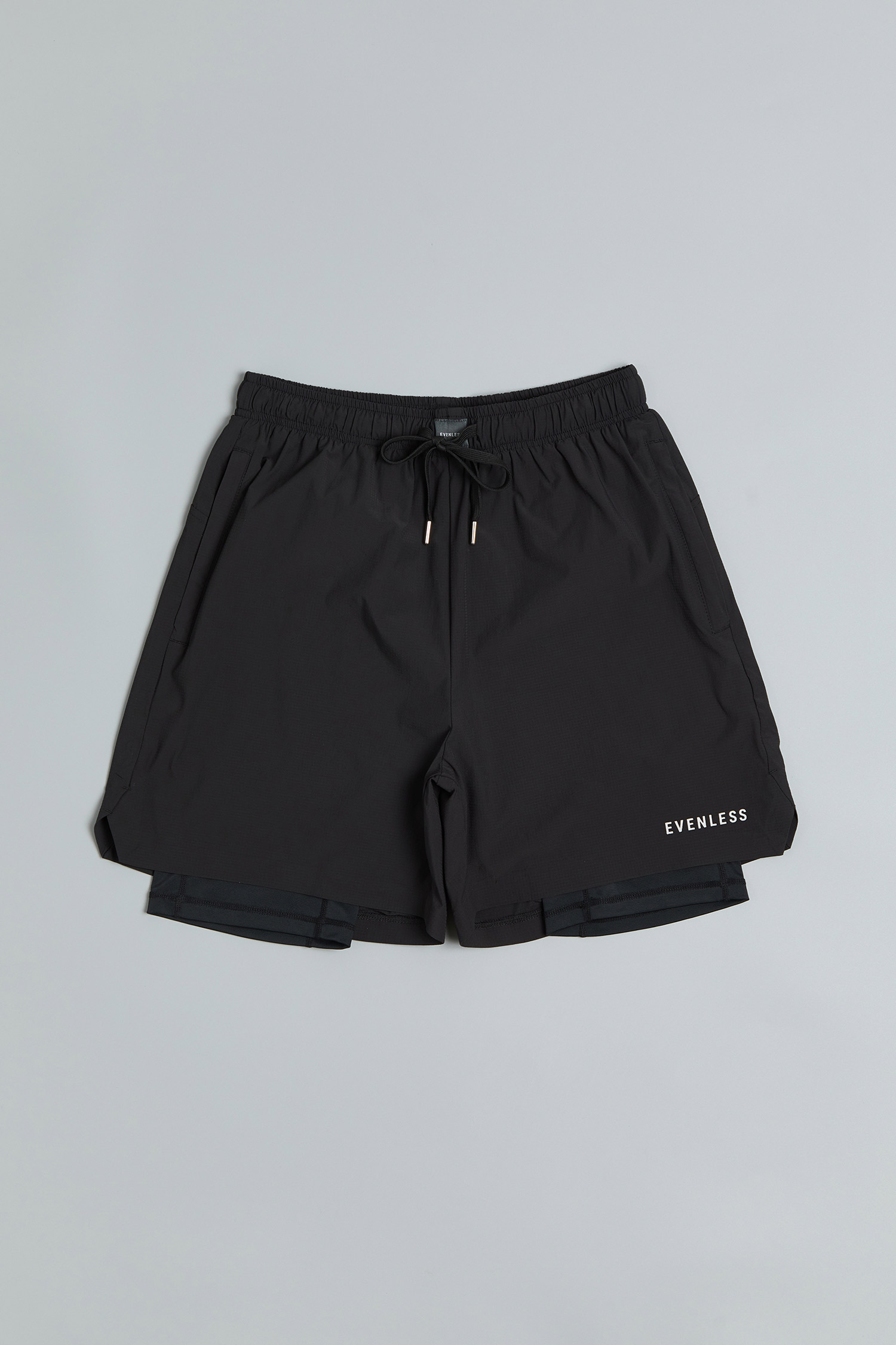 拳擊風雙層 訓練短褲