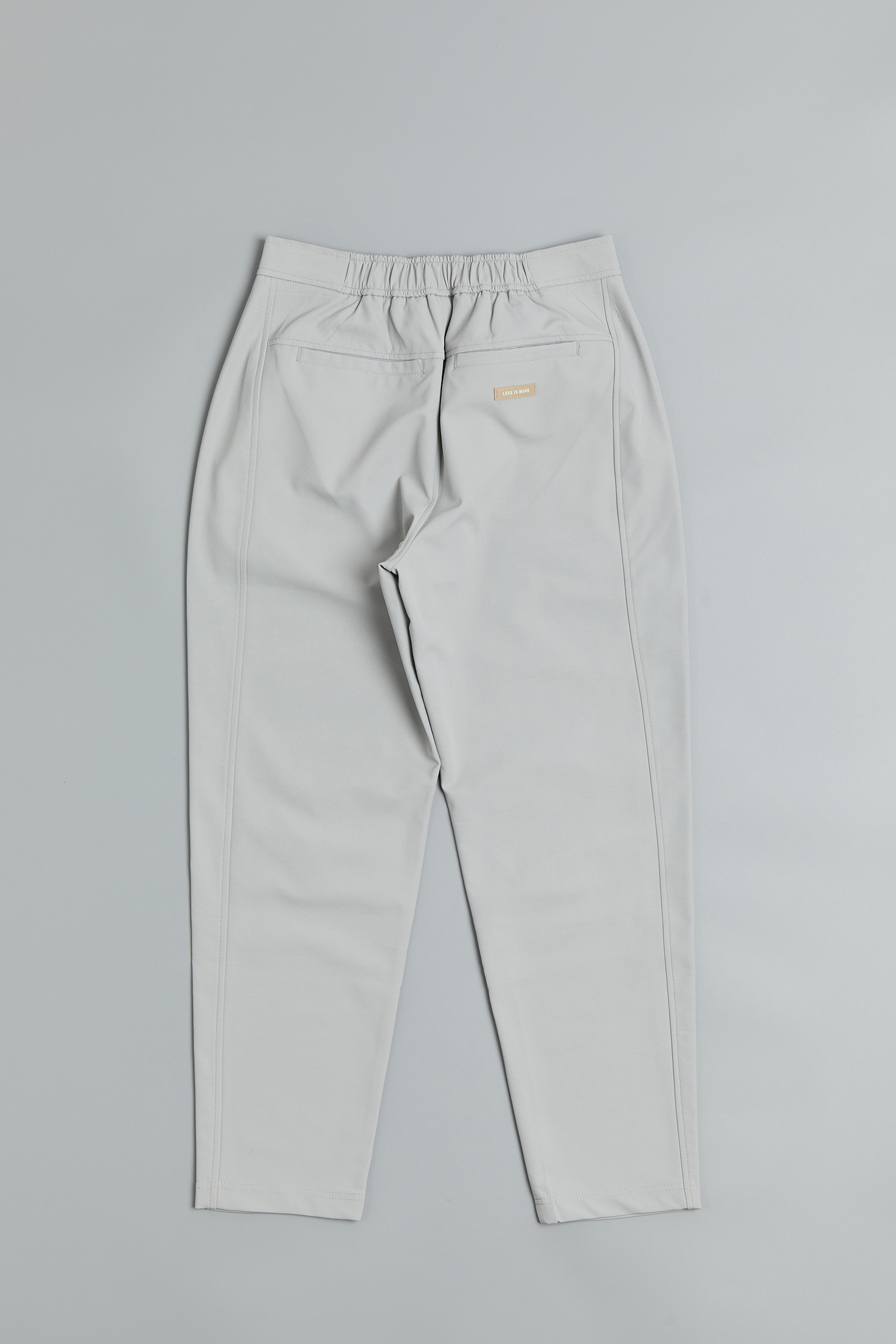 立體褶修身登山長褲