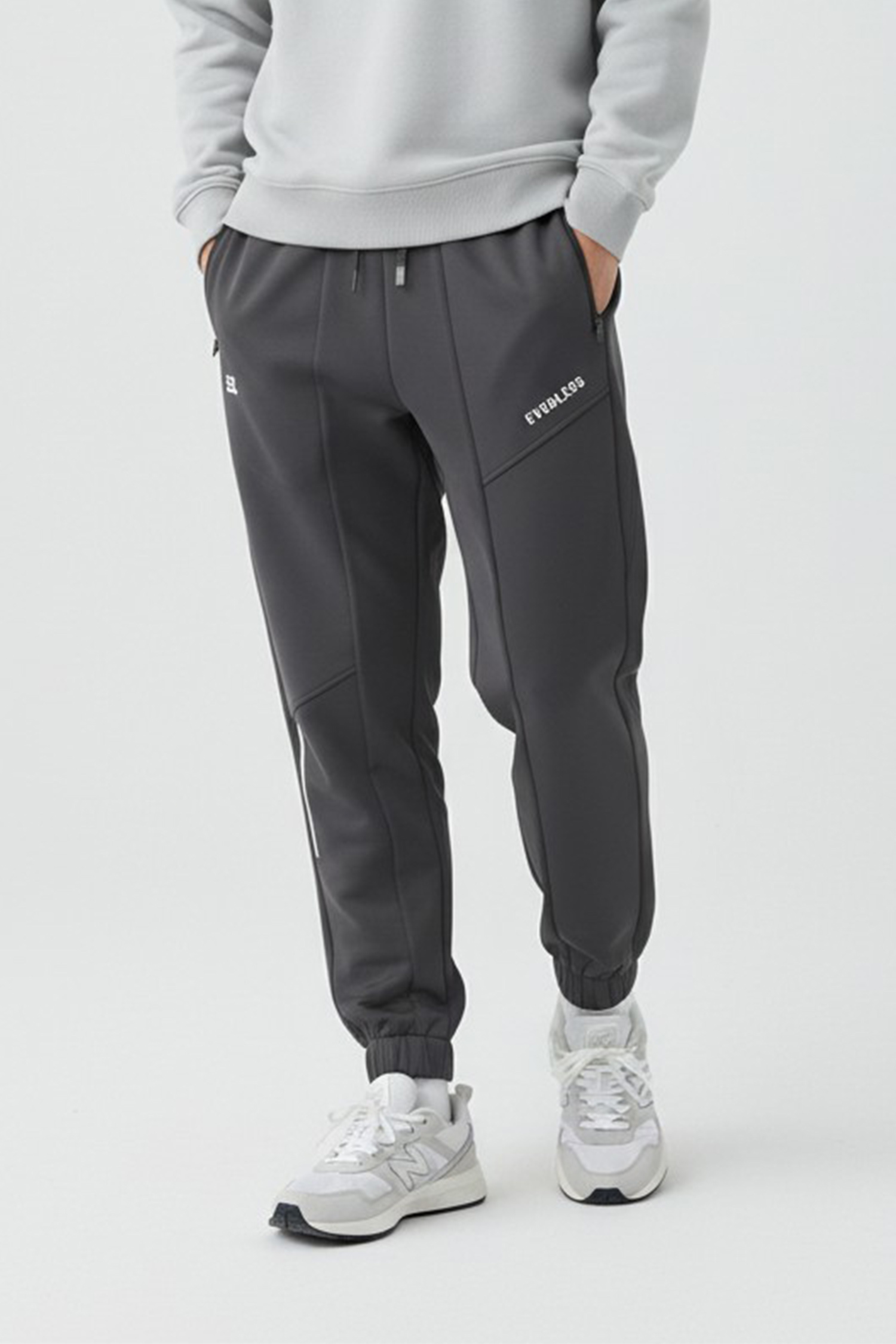 幾何結構運動縮口長褲