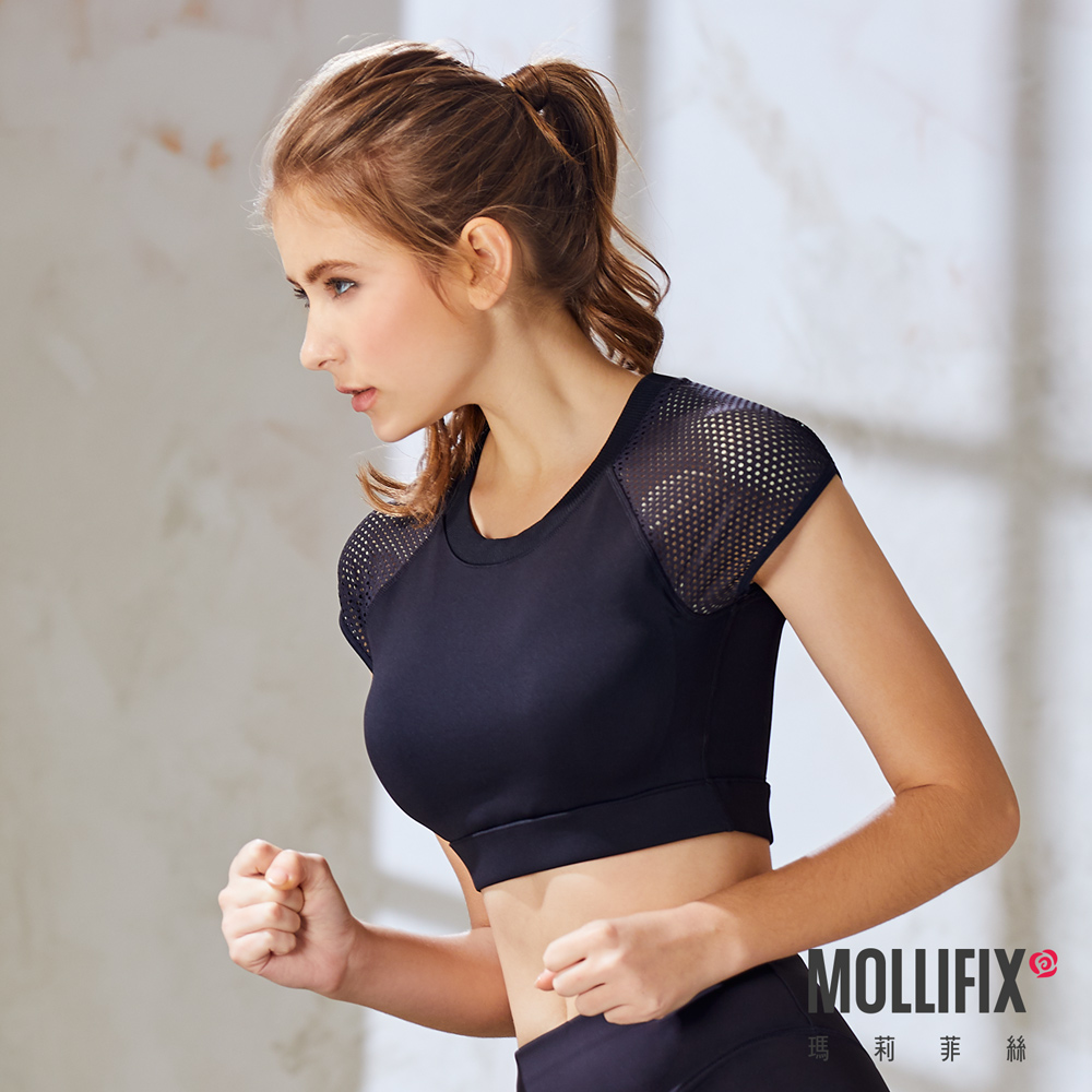 MOLLIFIX MoveFree 時尚包袖運動BRA