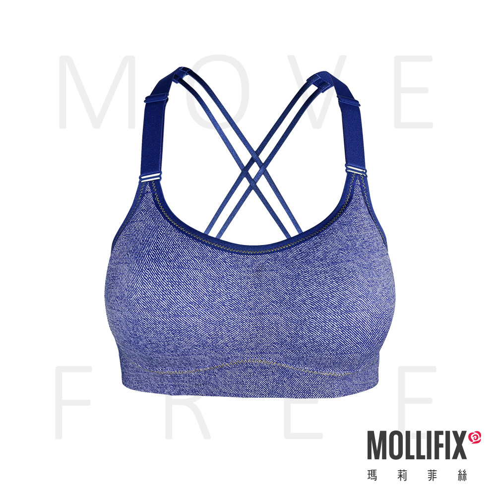 MOLLIFIX MoveFree 牛仔緩震挺胸運動BRA
