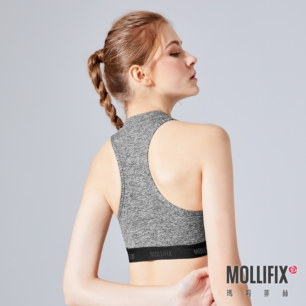 MOLLIFIX Active+立領拉鍊運動BRA