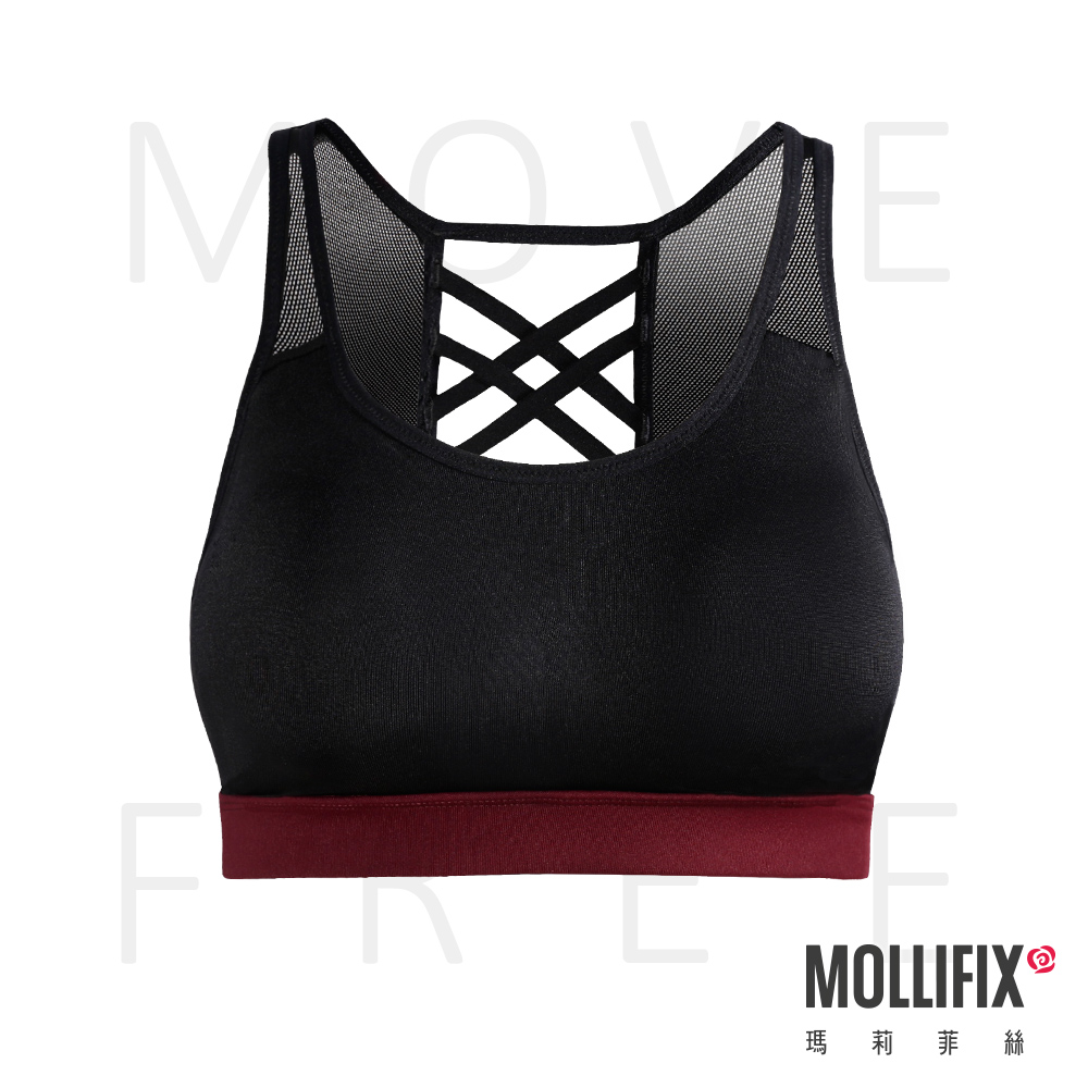 MOLLIFIX MoveFree 微透後網美背運動BRA