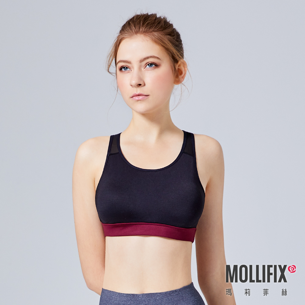 MOLLIFIX MoveFree 微透後網美背運動BRA