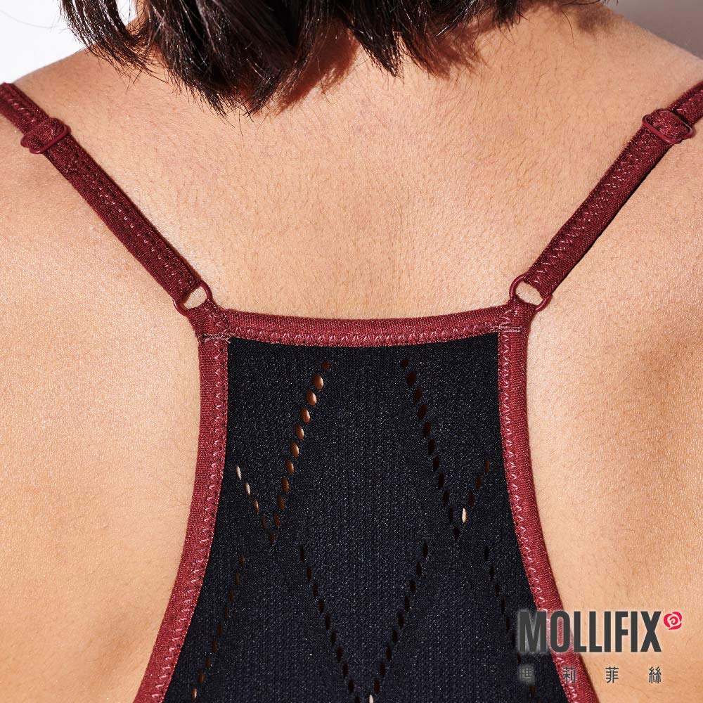MOLLIFIX A++梯背三色織帶舒心BRA