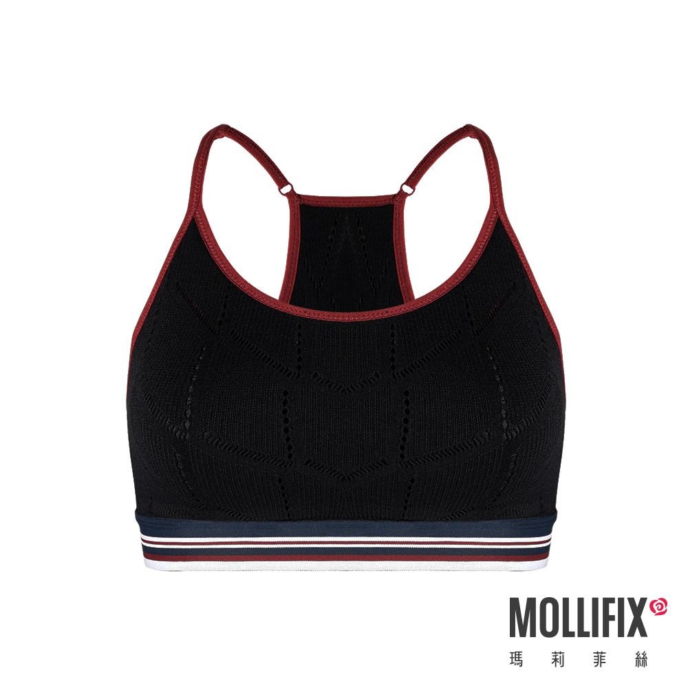 MOLLIFIX A++梯背三色織帶舒心BRA