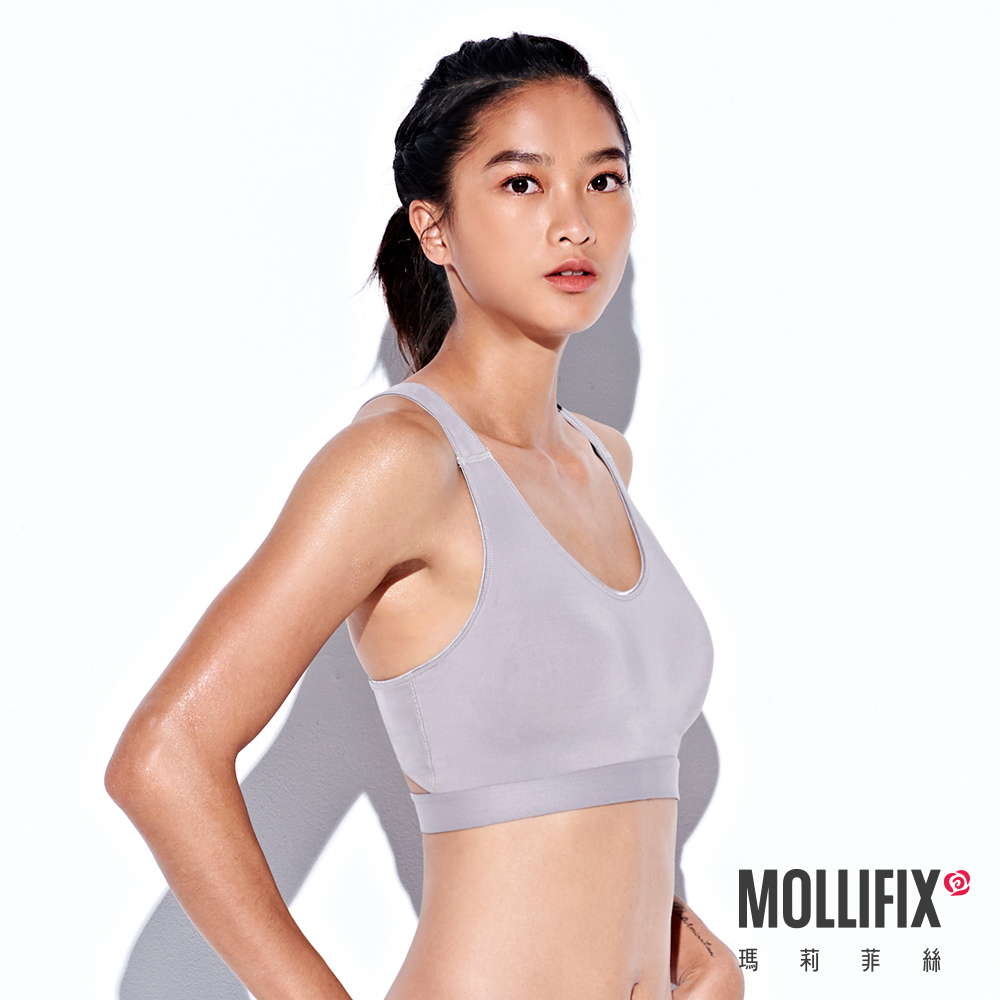 MOLLIFIX 寬帶挖背緩震運動內衣