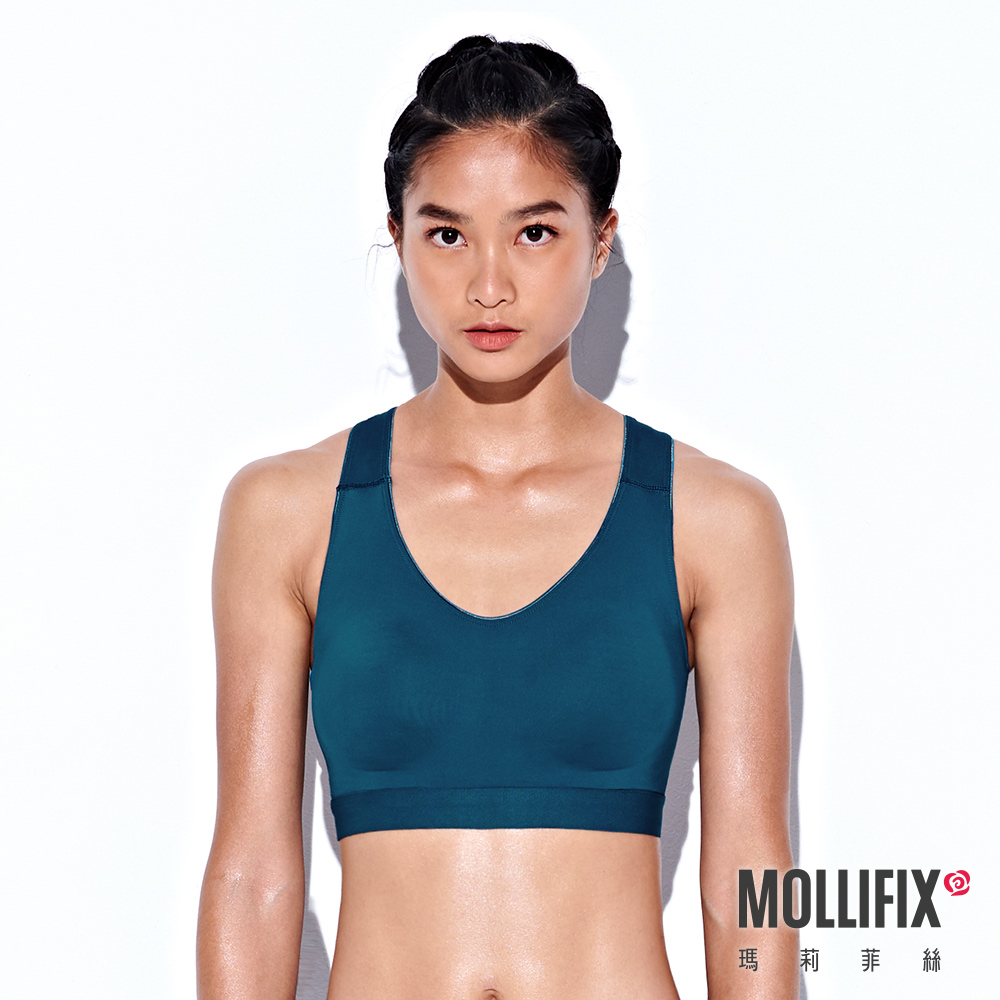 MOLLIFIX 寬帶挖背緩震運動內衣