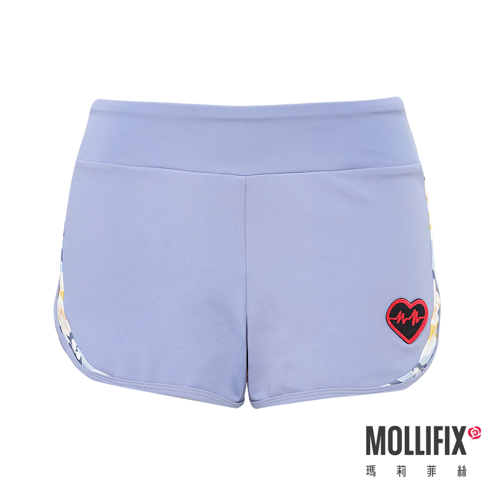 MOLLIFIX 拼接修身運動短褲