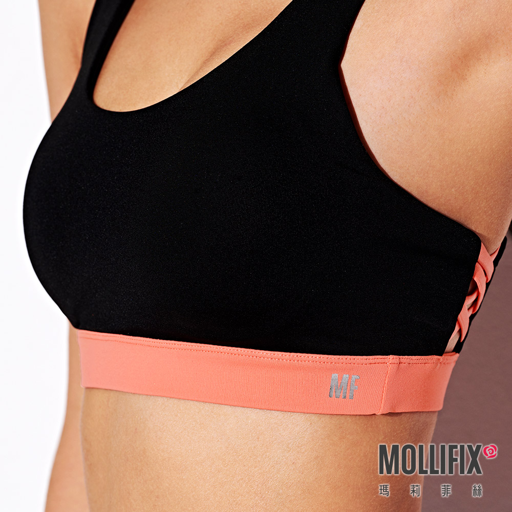 MOLLIFIX 小交叉美背運動內衣