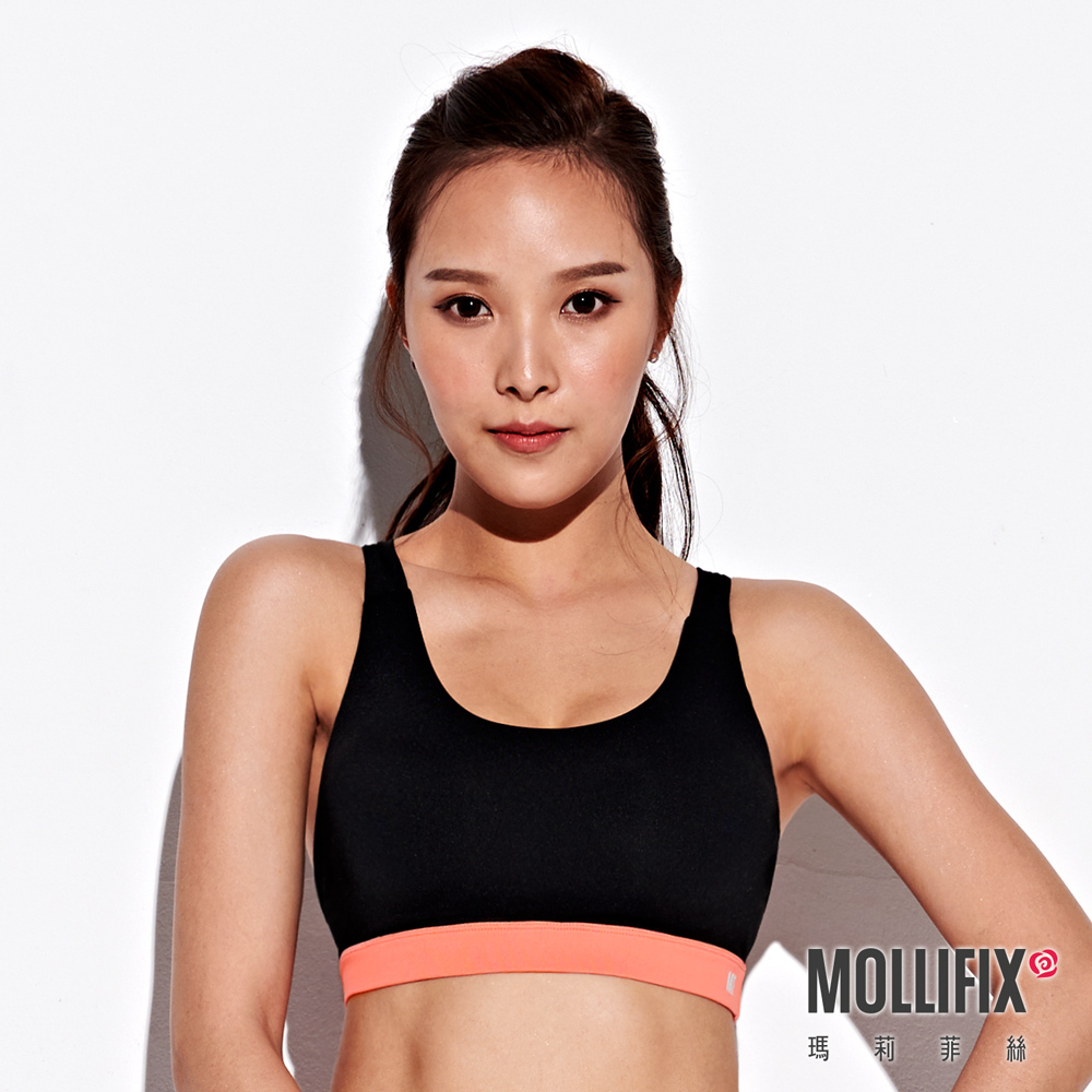 MOLLIFIX 小交叉美背運動內衣