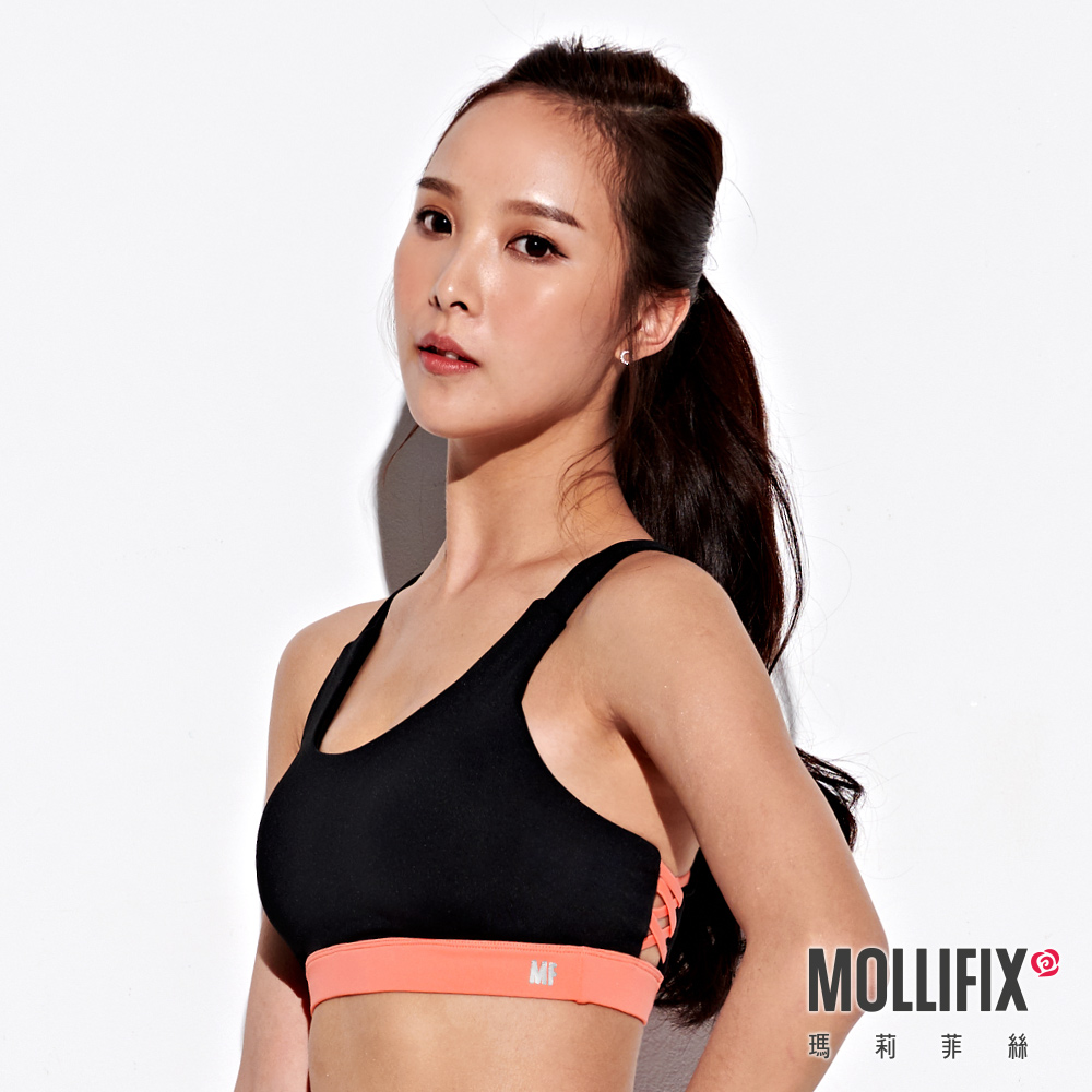 MOLLIFIX 小交叉美背運動內衣