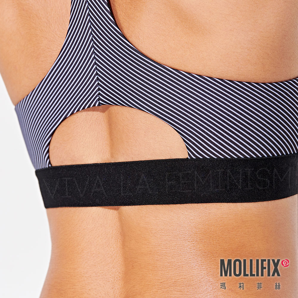 MOLLIFIX 俐落Y背下擺織帶運動內衣
