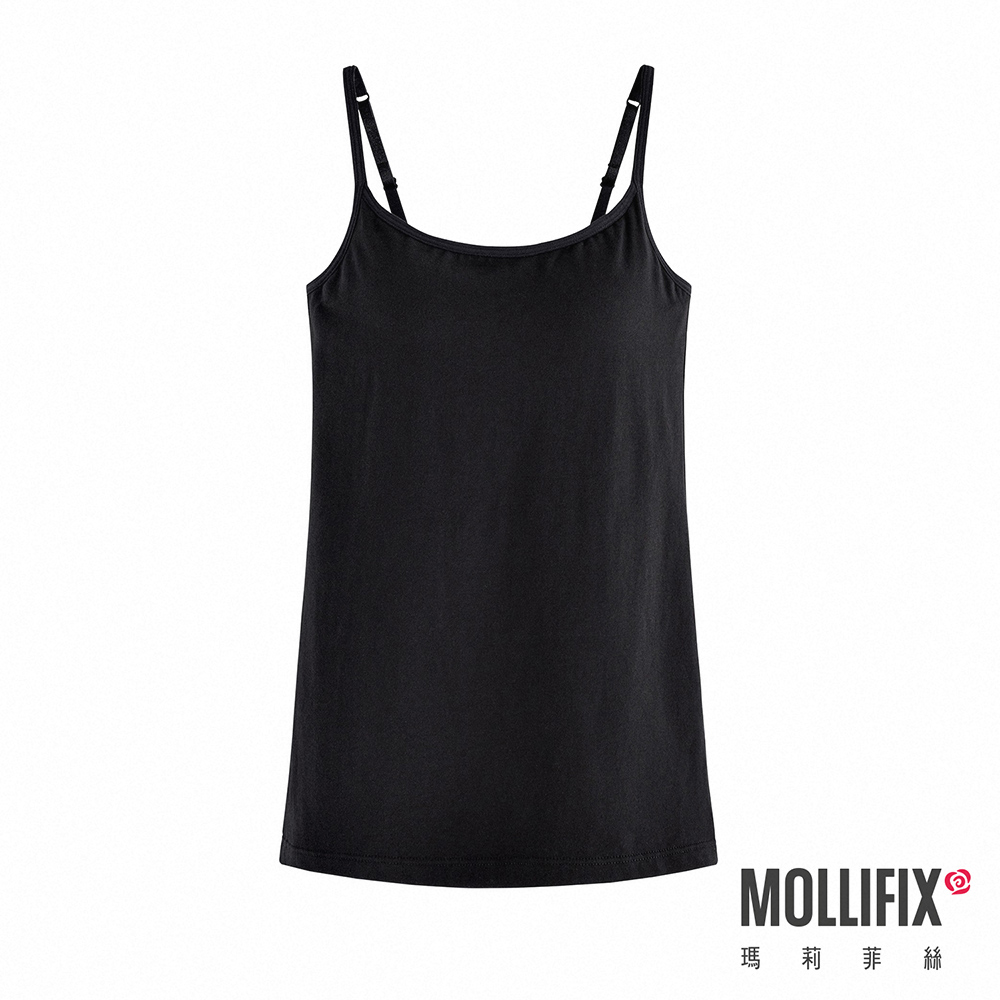 MOLLIFIX 簡單生活細肩帶U領背心BRA T