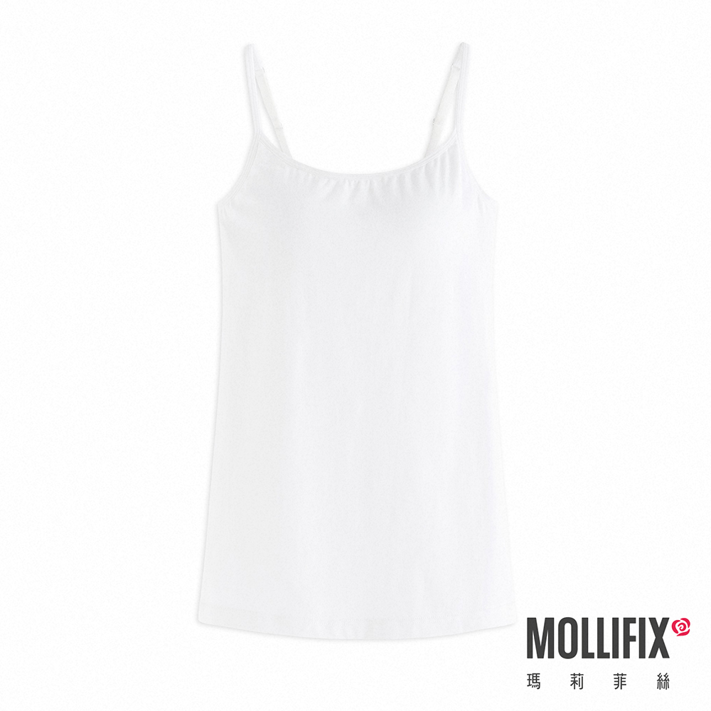 MOLLIFIX 簡單生活細肩帶U領背心BRA T