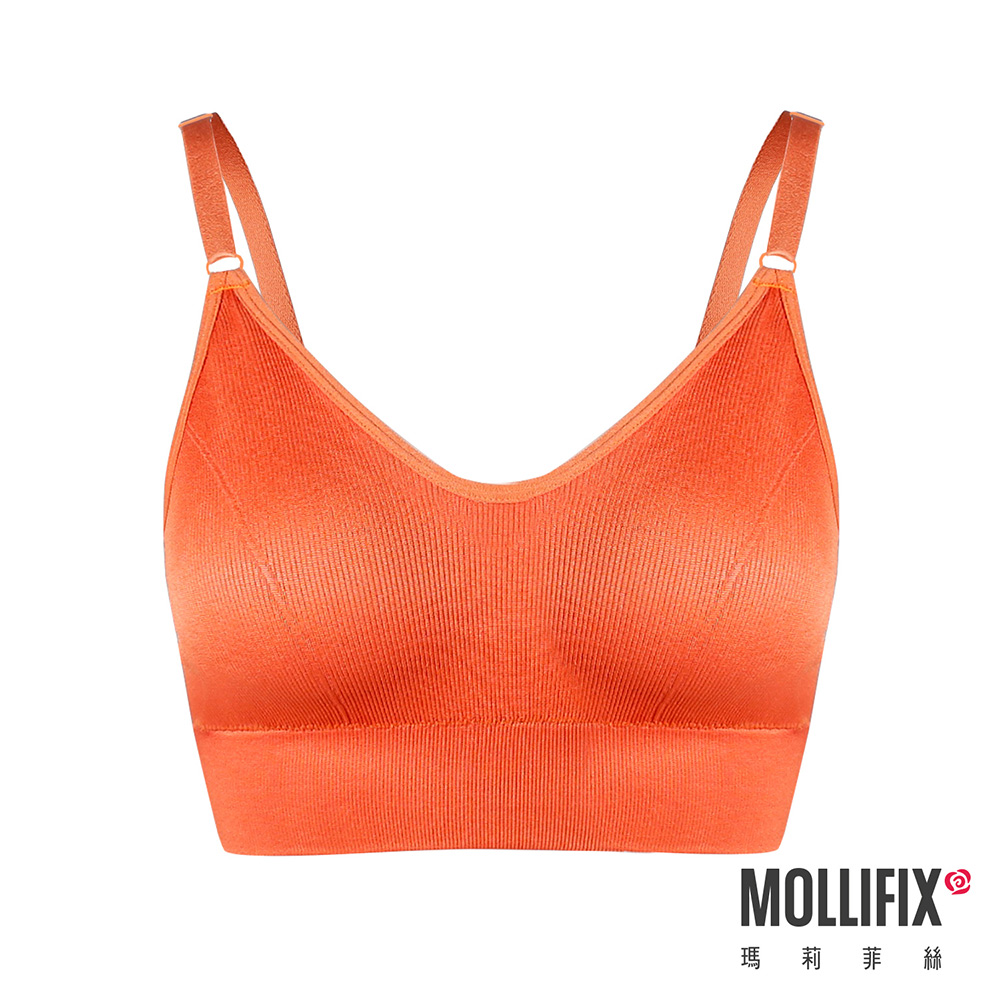 MOLLIFIX 簡約V型百搭無鋼圈BRA T內衣
