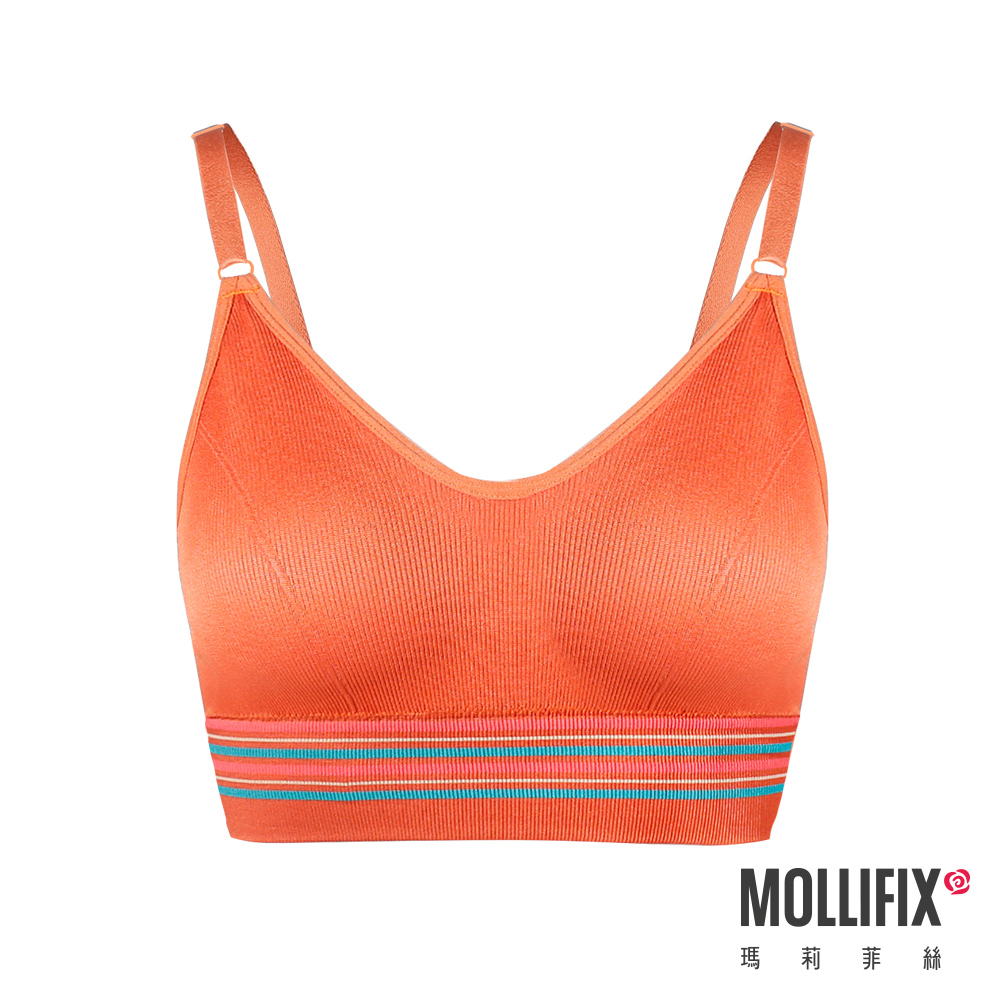 MOLLIFIX 玩色V型時尚無鋼圈BRA T內衣