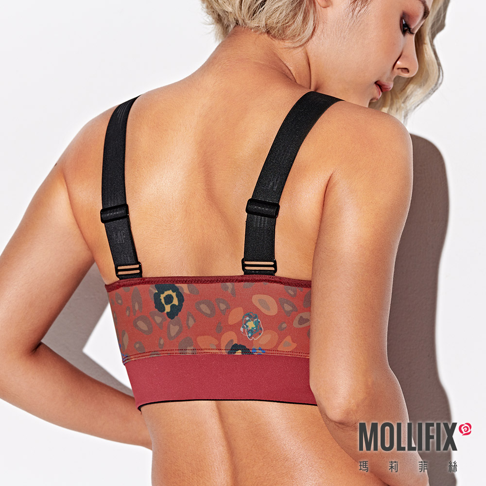 MOLLIFIX 暢動U領寬肩帶運動內衣