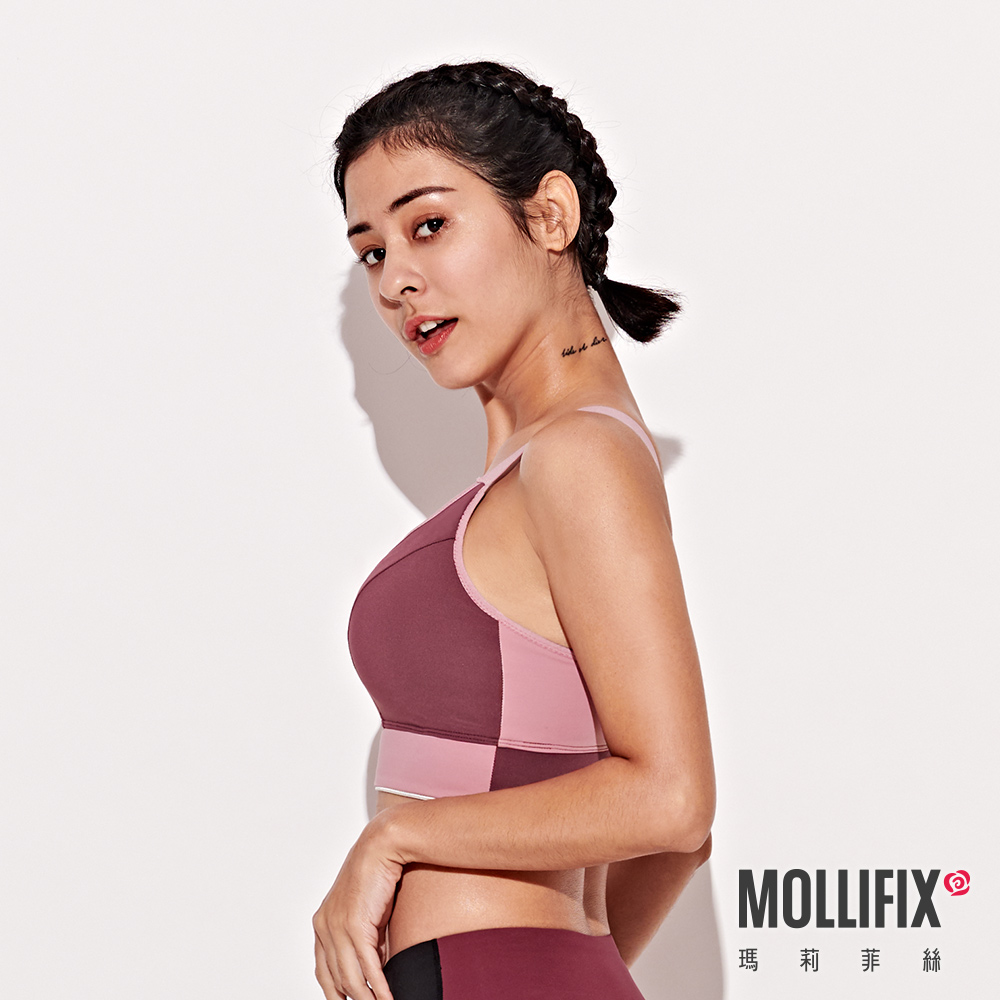 MOLLIFIX 暢動U領寬肩帶運動內衣