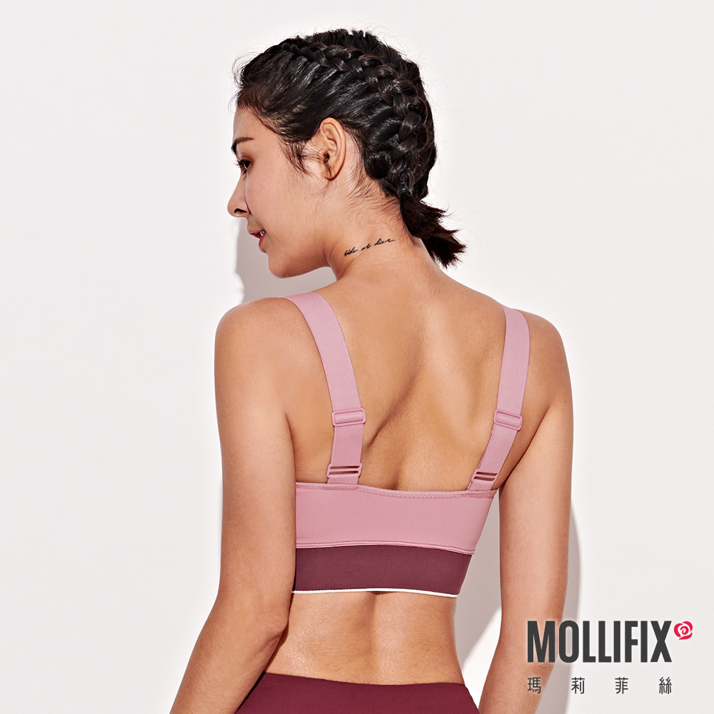 MOLLIFIX 暢動U領寬肩帶運動內衣