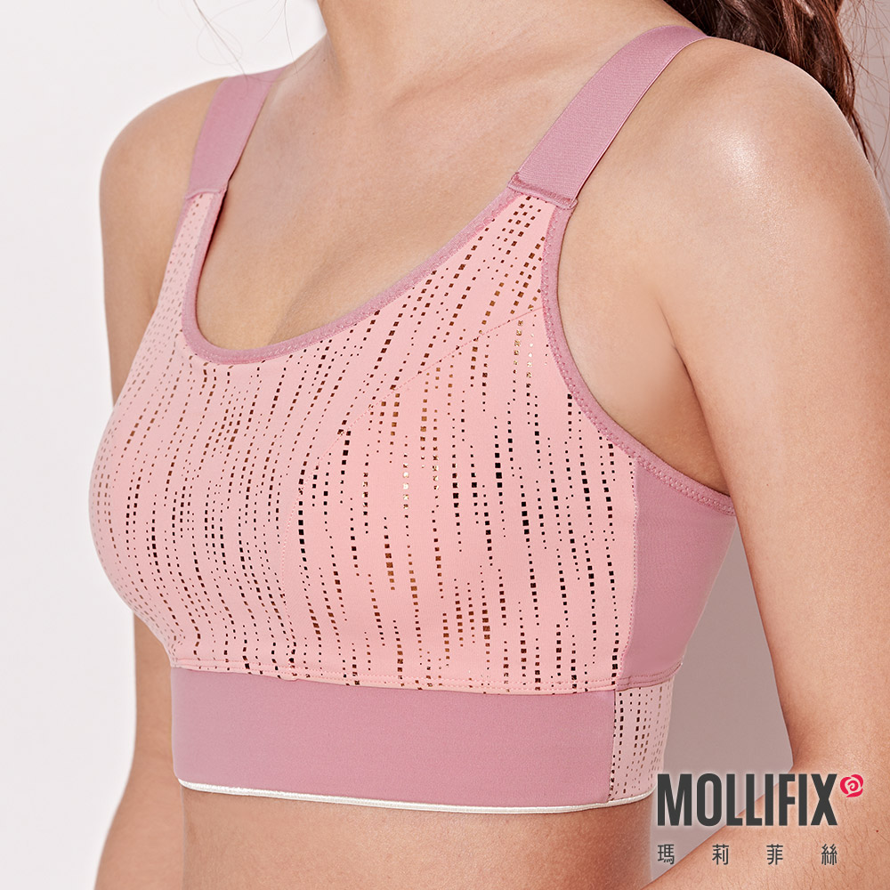 MOLLIFIX 暢動U領寬肩帶運動內衣