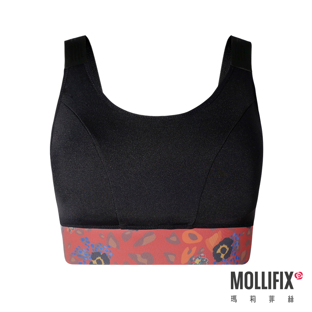 MOLLIFIX 暢動U領寬肩帶運動內衣