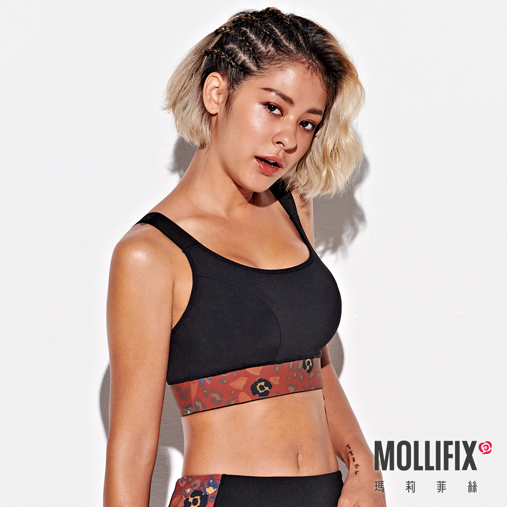MOLLIFIX 暢動U領寬肩帶運動內衣