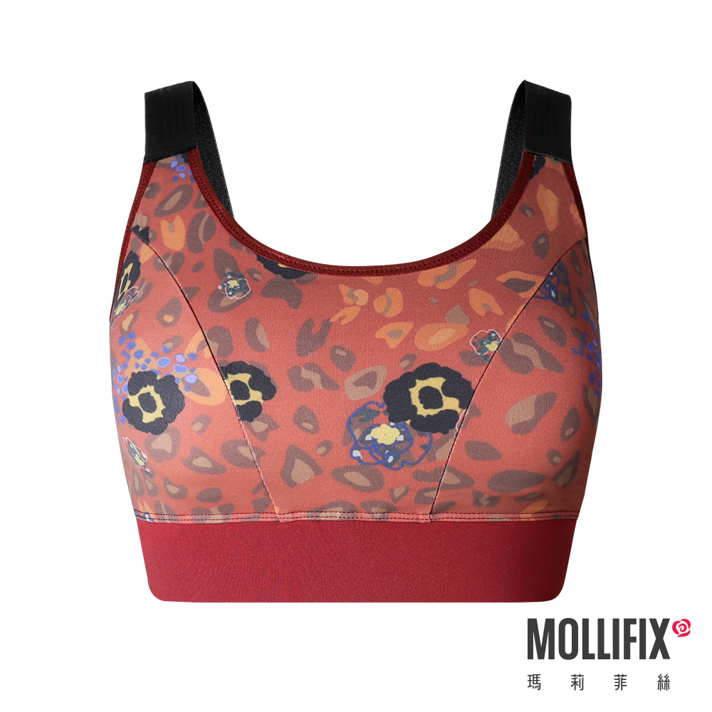 MOLLIFIX 暢動U領寬肩帶運動內衣