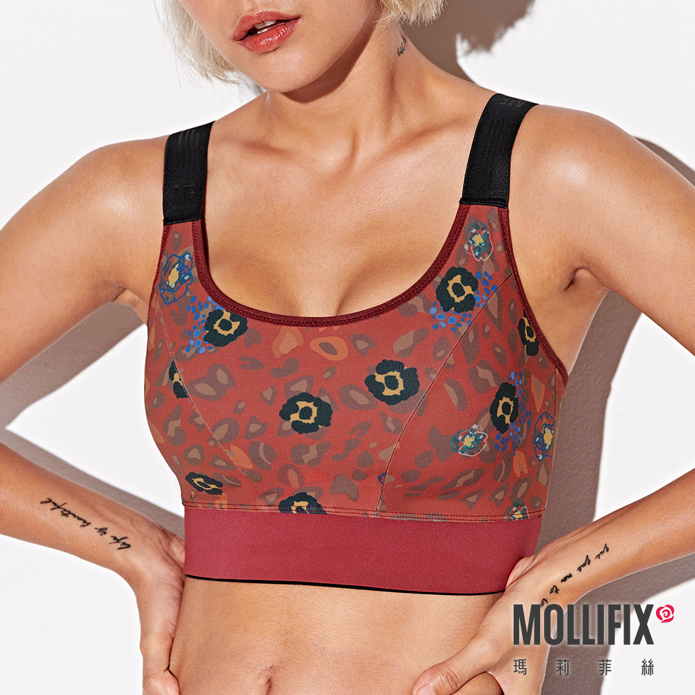 MOLLIFIX 暢動U領寬肩帶運動內衣