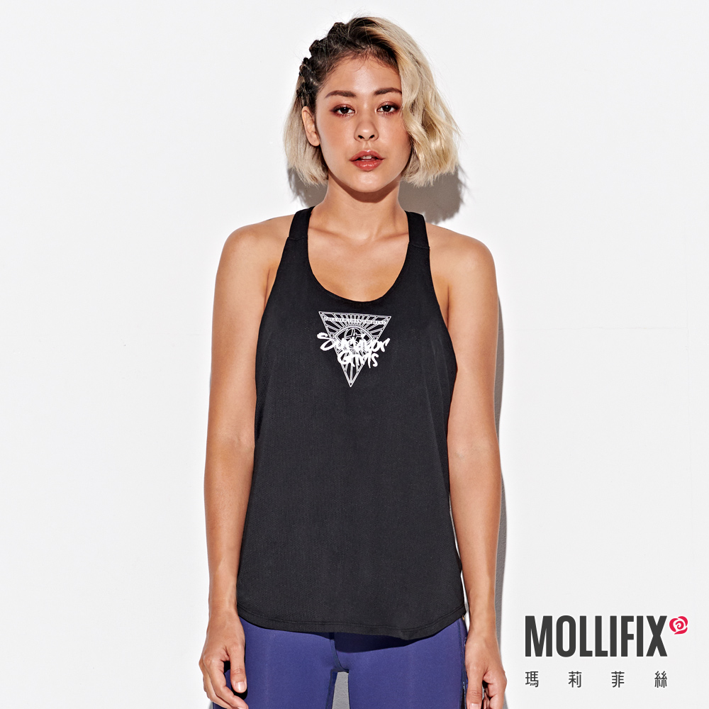 MOLLIFIX Survivor Girls 強大意志T字吊帶運動背心