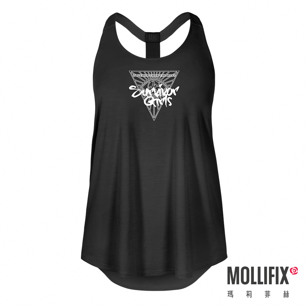 MOLLIFIX Survivor Girls 強大意志T字吊帶運動背心