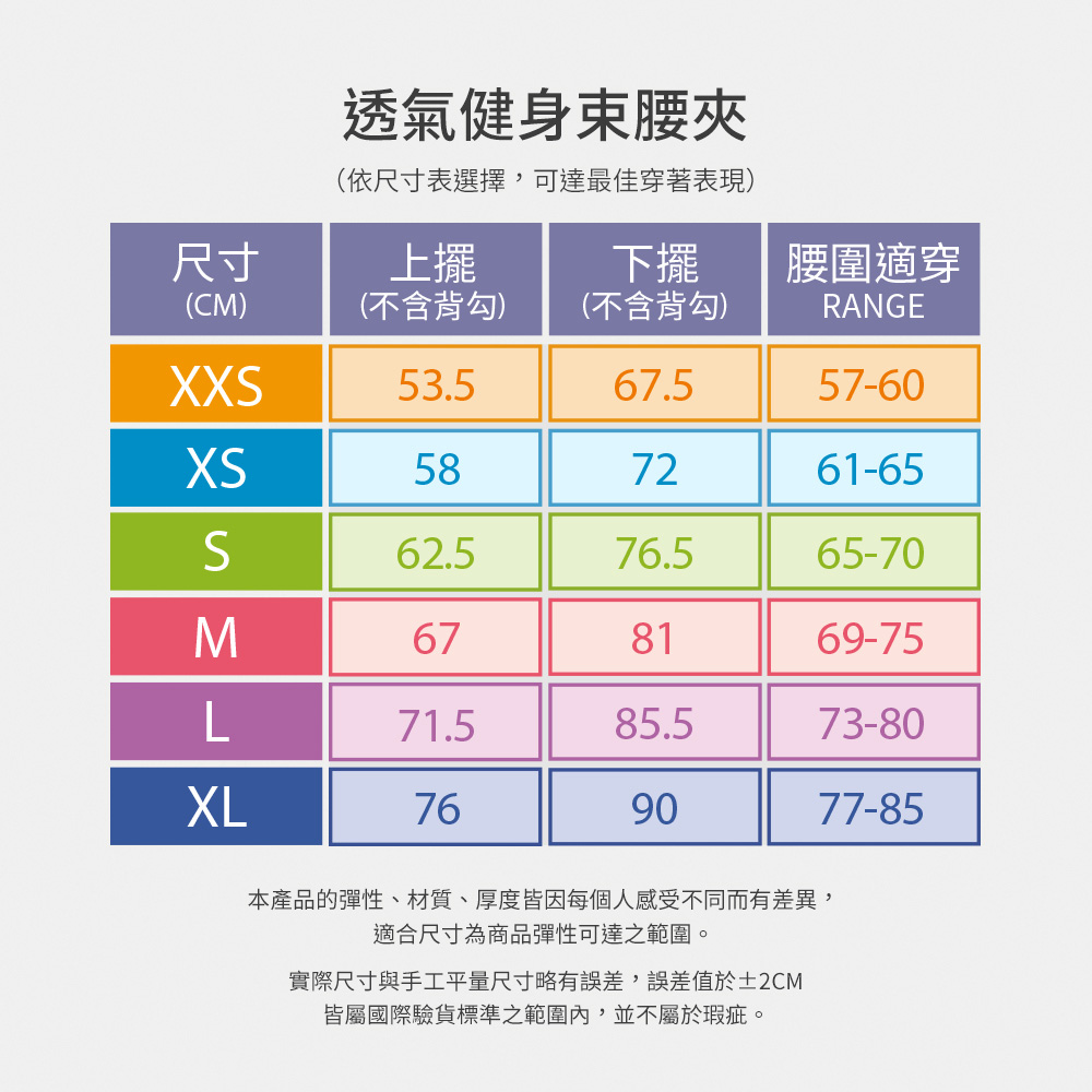 MOLLIFIX 透氣健身束腰夾 XS(黑)