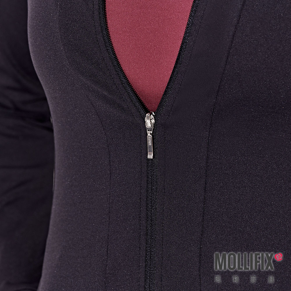 MOLLIFIX 腰線拼接修身運動外套