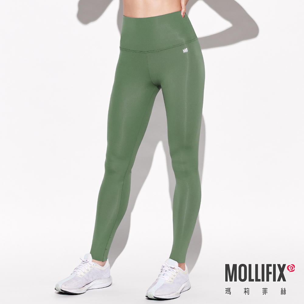 MOLLIFIX 彈力修身高腰動塑褲