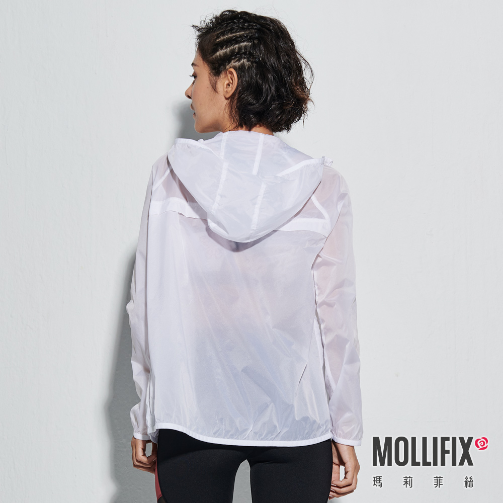 MOLLIFIX 輕量可收納連帽風衣外套