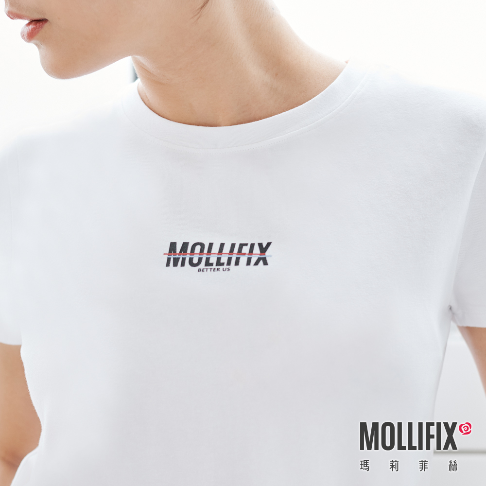 MOLLIFIX 簡約造型短袖上衣