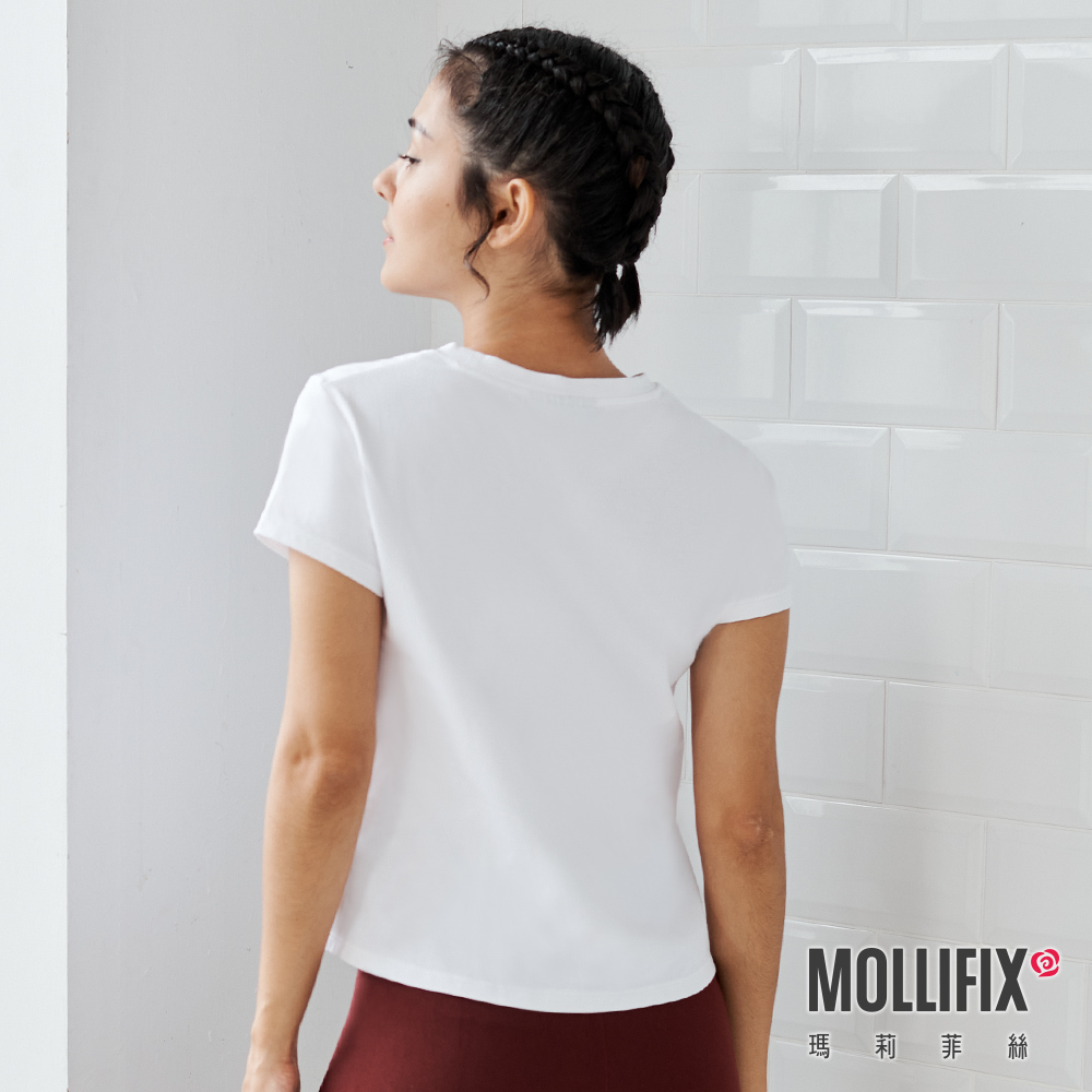 MOLLIFIX 簡約造型短袖上衣