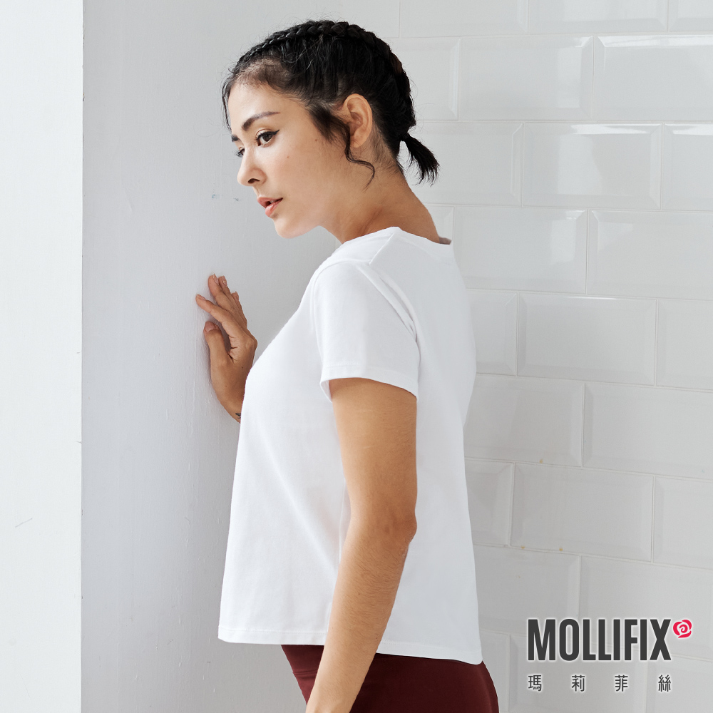 MOLLIFIX 簡約造型短袖上衣