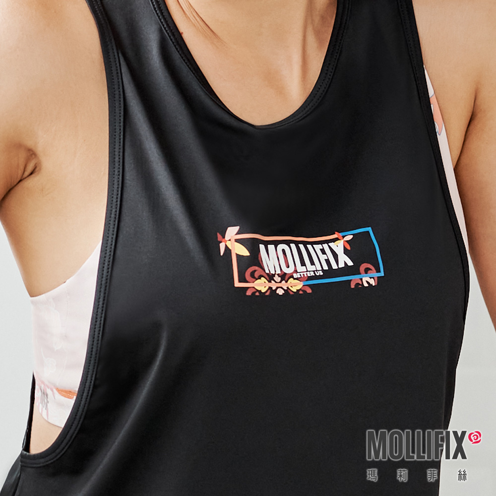 MOLLIFIX 圓領大挖袖運動背心