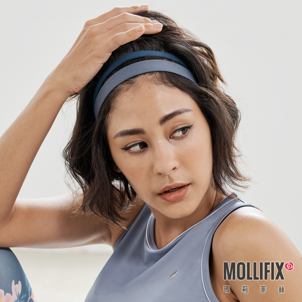 MOLLIFIX 彈性運動髮帶 3入組